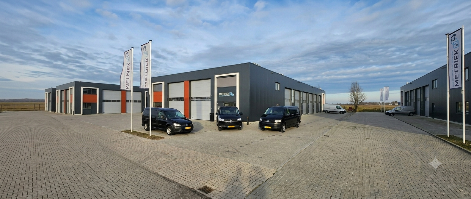 Bedrijfspand van Metriek Beveiligingssystemen in Vroomshoop